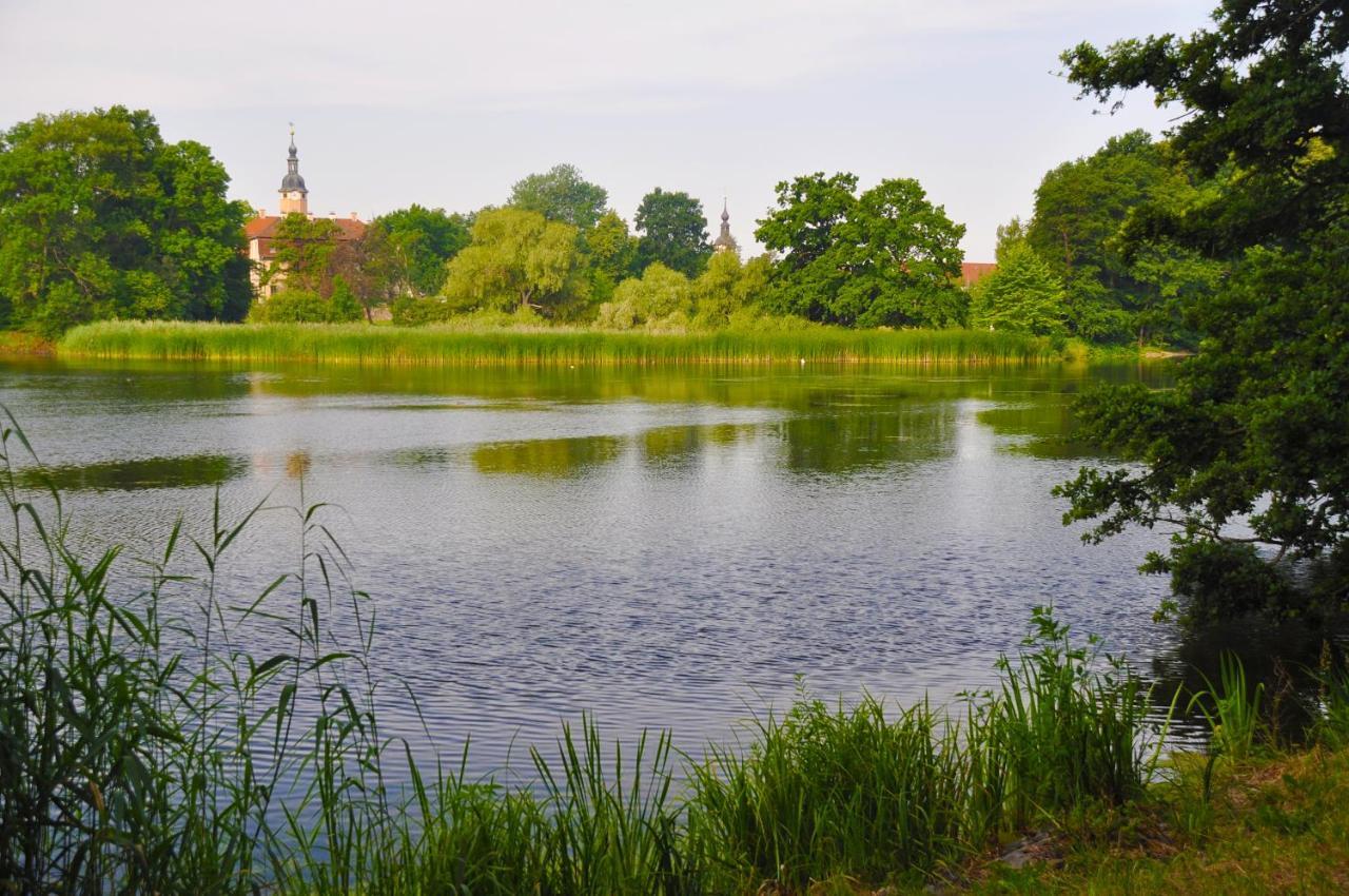 Parkhotel Am Schloss Machern Bagian luar foto